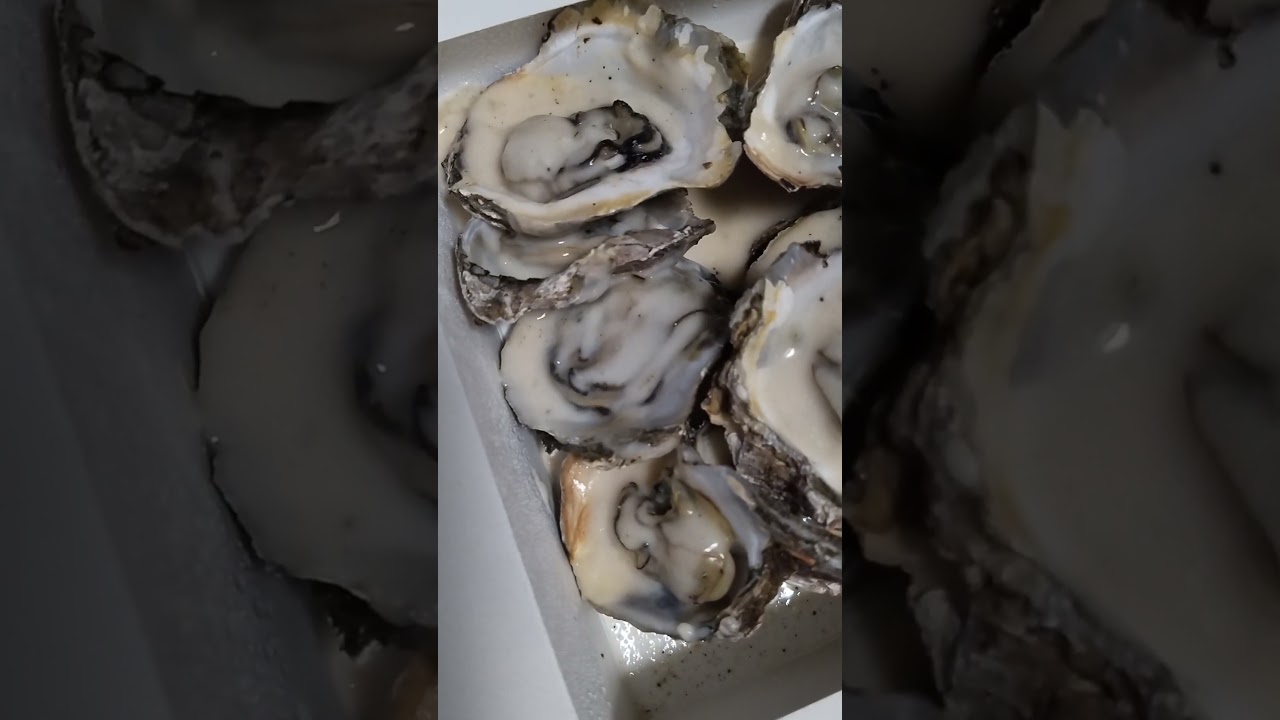 Baked Oysters with cheese 