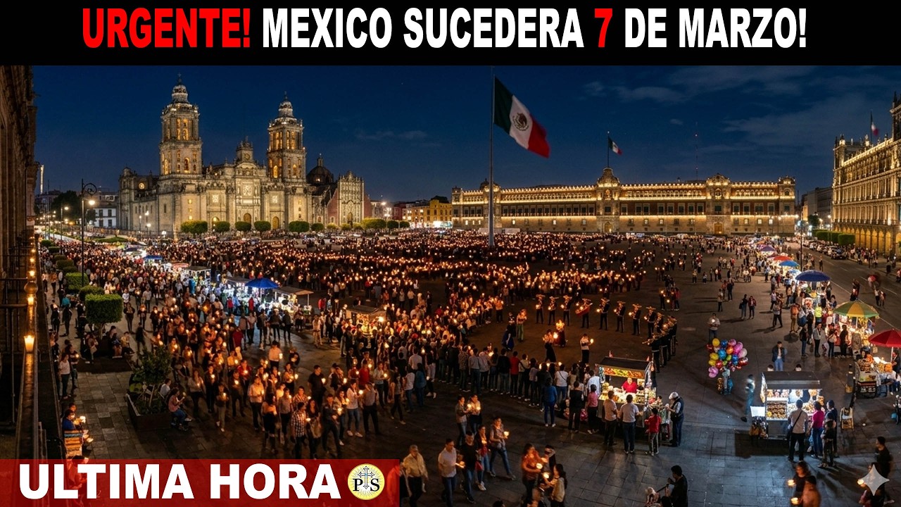 URGENTE MÉXICO! LO QUE SUCEDERÁ EL 7 DE MARZO, COMO NO PUDO EL MUNDO AHORA SERÁ EL CIELO!