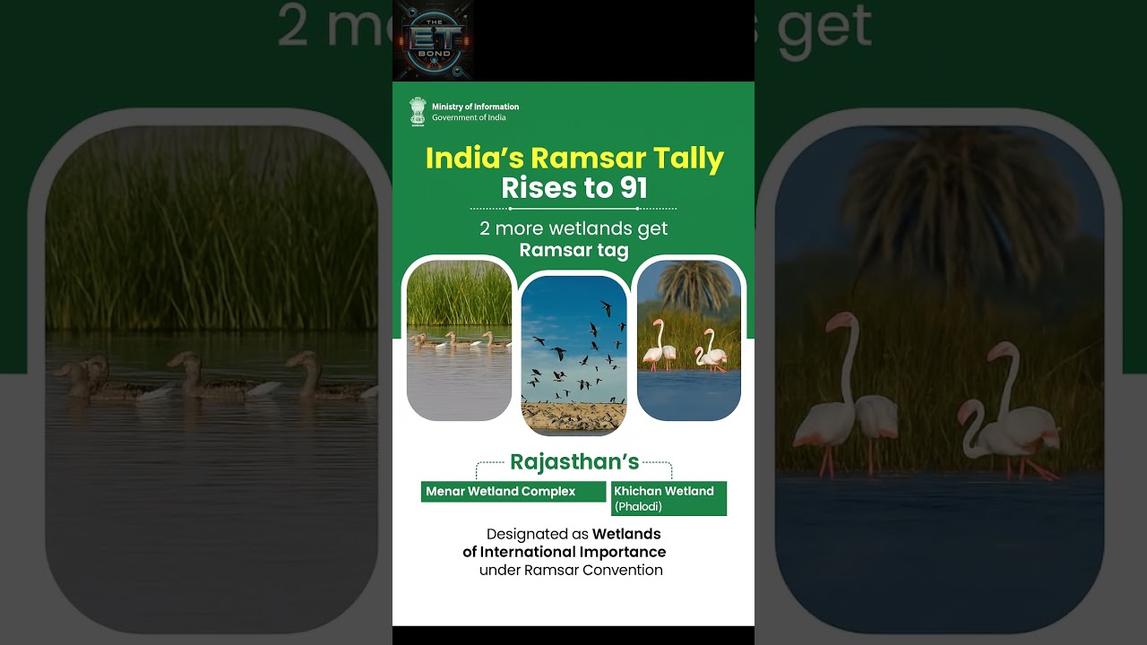 Why These Wetlands Just Got World Recognition! 🌿🔥| India's 91 Ramnar Tally