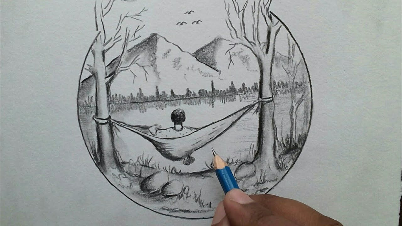 Easy Landscape Drawings Sketching Ideas For Kids Kids Art Craft   truongquoctesaigoneduvn