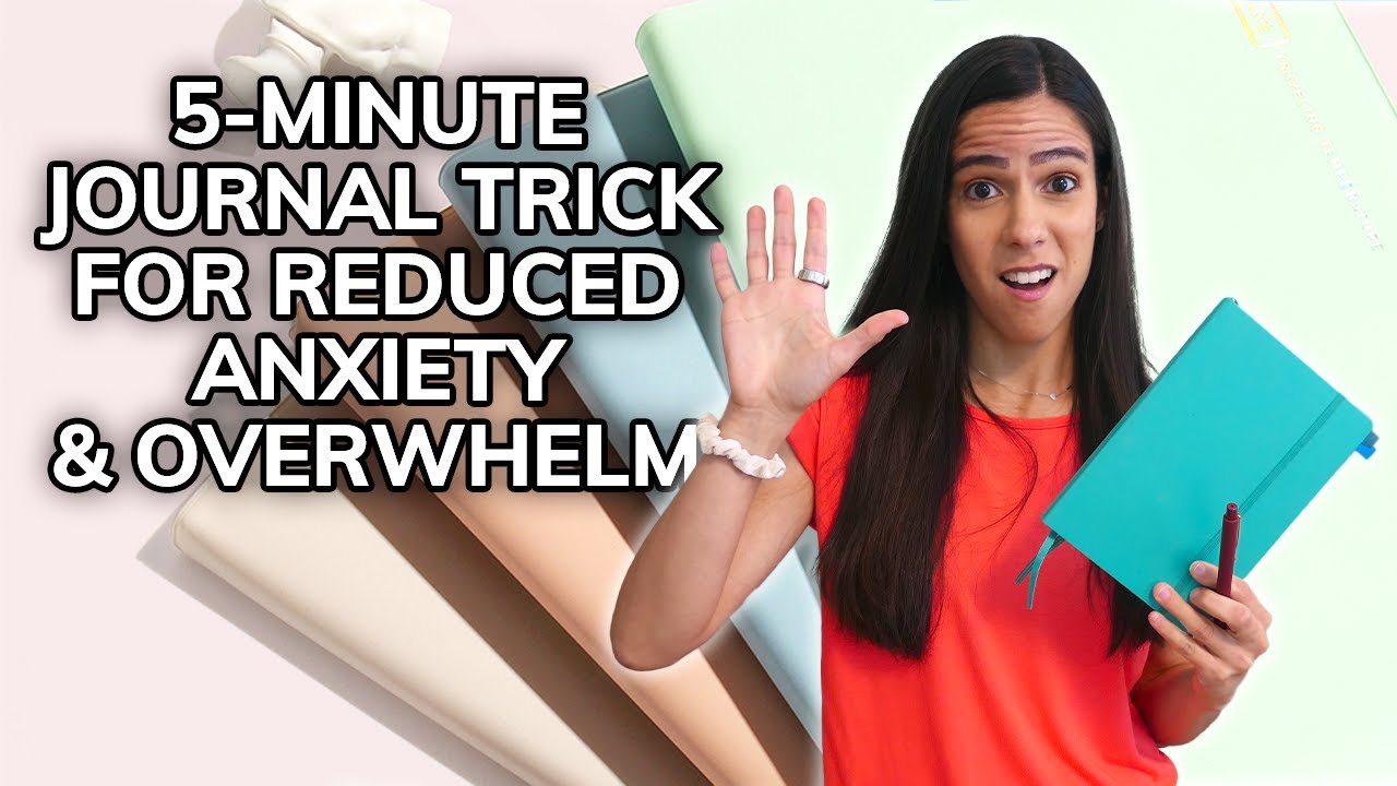 My 5 Minute Journaling Trick for Anxiety & Overwhelm (from a therapist ...