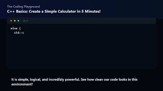 C Basics Create a Simple Calculator in 5 Minutes