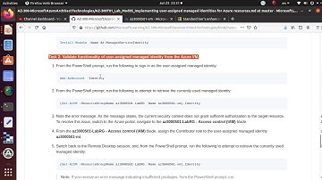 AZ 300 Microsoft Azure Architect Technologies:Validate functionality: user assigned managed identity