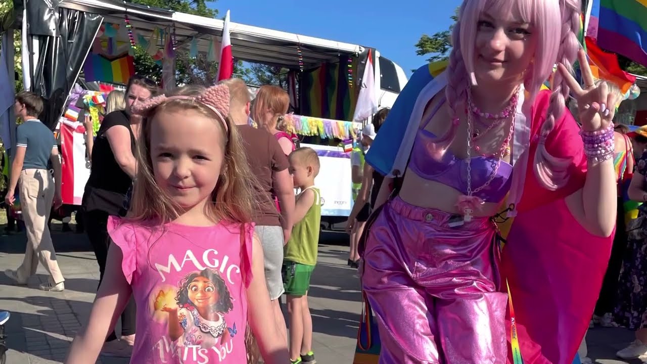 Gay pride parade in Wrocław Poland 2023