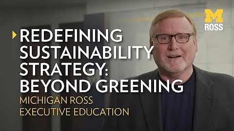 Redefining Sustainability Strategy: Beyond Greening
