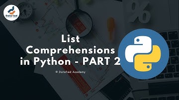 List Comprehensions in Python - PART 2