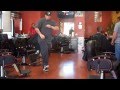 VICK THE DANCING BARBER AKA DIZZY - POPPING AT THE BARBERSHOP