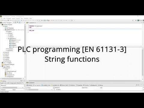 [Bachmann PLC] PLC Programming Basic 12강 - String functions(바흐만 피엘씨 ...