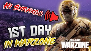 1ST TIME PLAYING WARZONE. NAILED WHOLE SQUAD | COD Warzone Moments