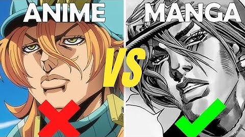 JOJO Part 7 Anime VS Manga 