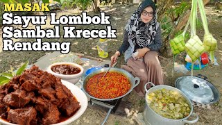Masakan Hari Raya Idul Fitrisayur Lombok Sambal Krecek