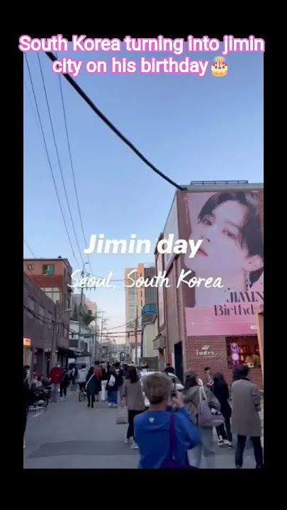 South Korea turning into jimin city💜on his birthday🎂 #bts #jimin