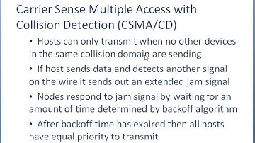 CCNA 200-120 Training - CSMA/CD