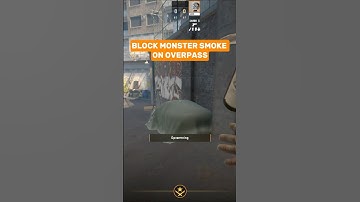 Block Monster Smoke on Overpass! 🔥🔥 #cs2 #useful #csgo #foryou