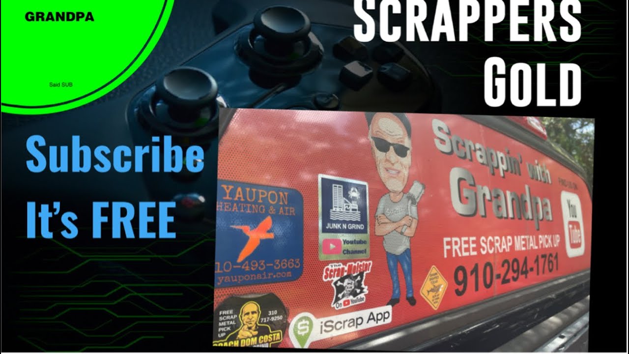 Picking up scrap metal lawn equipment for Parts or Repair