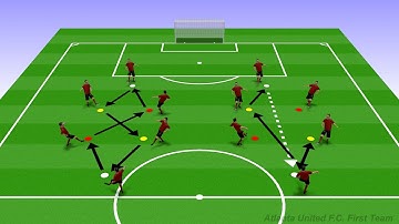 Diagonal Passing Exercise - Warm-Up