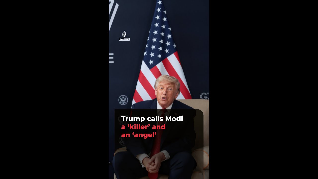 Trump calls Modi a ‘killer’ and an ‘angel’ | #ajshorts