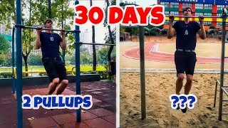 30 Days of Pullups and Chinups | Learning to Muscle Up