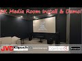 8k dolby atmos theater install  demo jvc klipsch kaleidescape control4 denon  lewisville tx