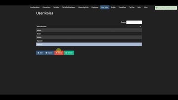 inVIEW IoT Platform - Configurator - User Roles