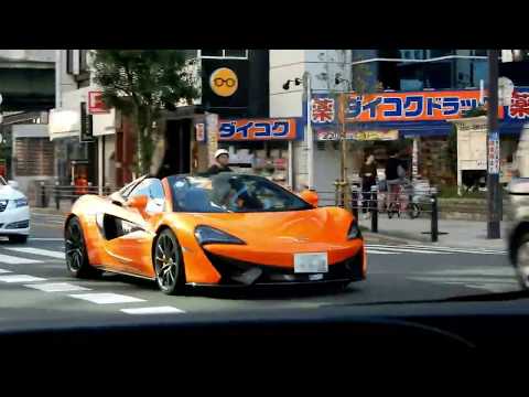 【SuperCar】大阪…本町付近週末事情！マクラーレン・ランボルギーニ・フェラーリ・ポルシェ、スーパーカーのオンパレード！