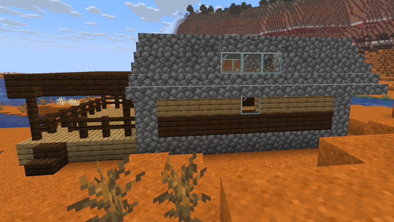 Constructing a Little Desert Shelter (Java Hardcore No Commentary)