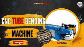CNC Pipe Bending Machine for Motorcycle Crash Guard Production by SN Enterprises 🚴🔥