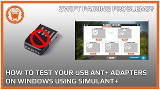 ANT+ pairing problems on Zwift? Test your ANT+ adapters using this method screenshot 3