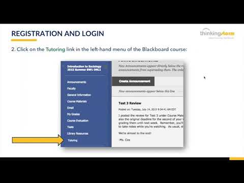 MWCC Online Tutoring Login Tutorial