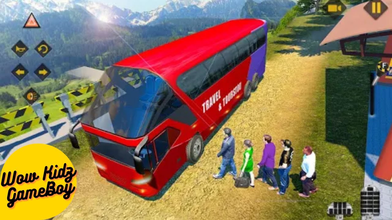 Offroad Coach Bus Driving Transporter 2019 - AutoBus Drive Simulator - Android GamePlay