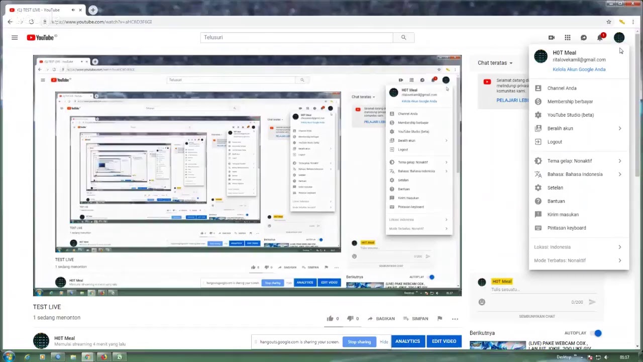 TEST LIVE - YouTube