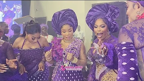 SEE HOW IYABO OJO SHOW OFF HER DANCING SKILL AT MERCY AIGBE MUM'S BURIAL CEREMONY 