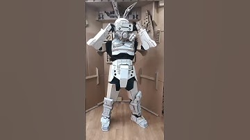 this man made unique cardboard weapons #shorts