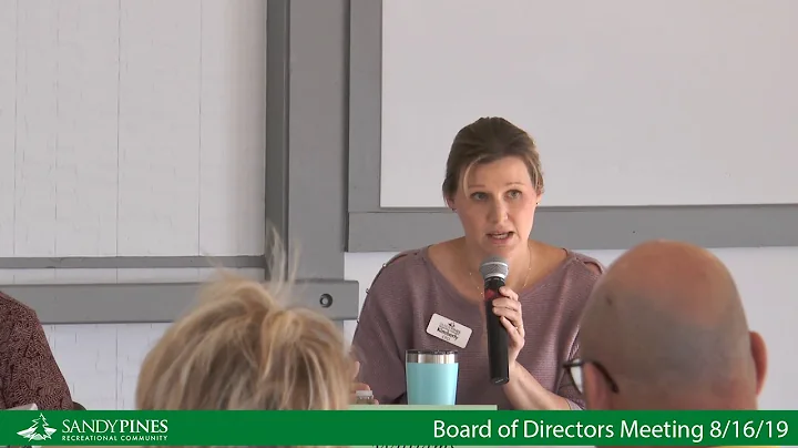 Board of Directors Meeting 08-16-19