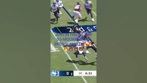 #CHICAGOBEARS #DJMOORE #JUSTINFIELDS