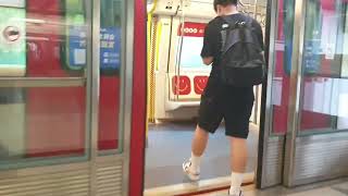 (兩線合併後再試西鐵舊模式起載2) MTR TML SP1900 D374/D373,Ex D231/D229 (D374,Ex D231) 駛入KSR 1台+KSR → LOP