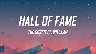 The Script ft. will.i.am - Hall of fame (Lyrics)