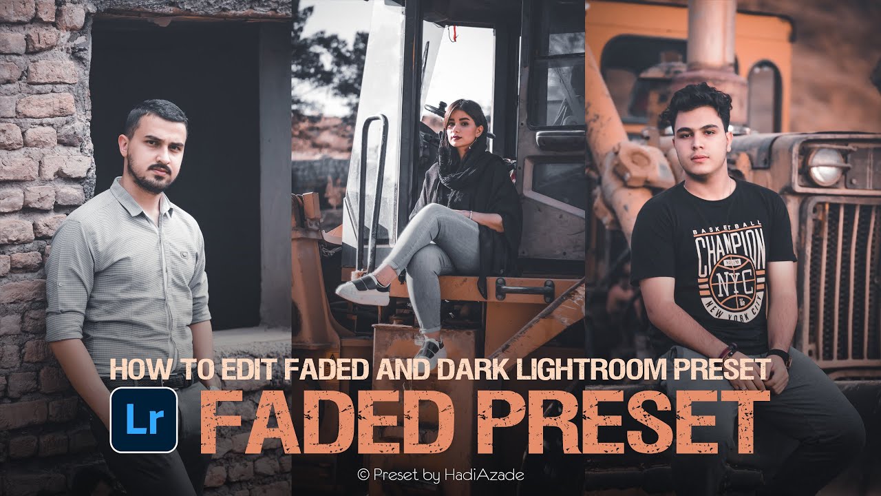 Faded preset for Lightroom mobile | How to edit faded preset for outdoor photography | Lightroom DNG