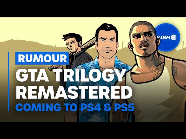 GTA TRILOGY REMASTERED FOR PS5, PS4