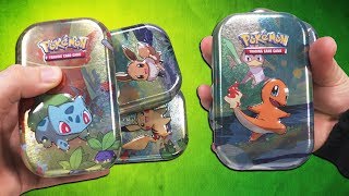 Opening ALL 5 Kanto Friends Mini Tins! - YouTube