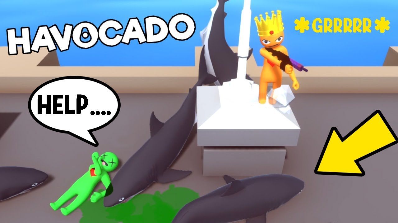 Ragdolls VS Sharks - Havocado Gameplay