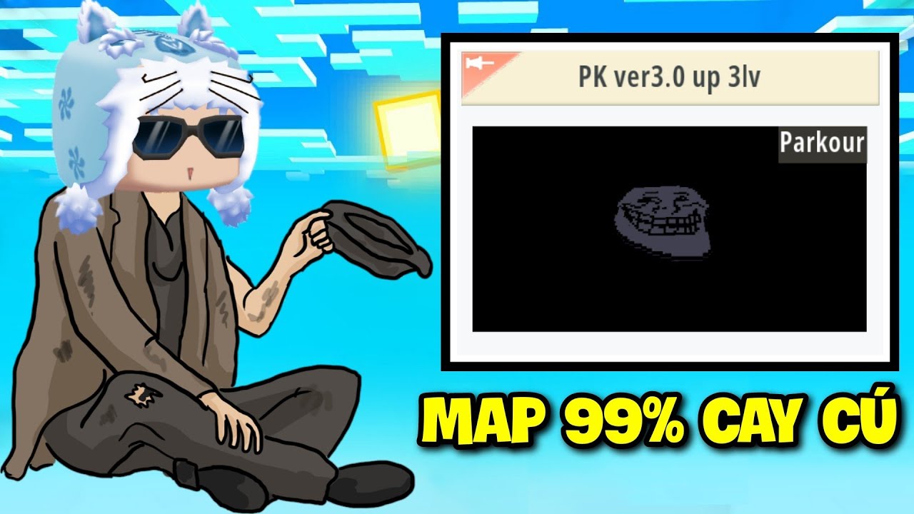 99% NGƯỜI CHƠI SIÊU CAY VỚI MAP SIÊU TROLL NÀY KHIẾN MEOWPEO VẤT VẢ PHÁ ĐẢO TRONG MINI WORLD