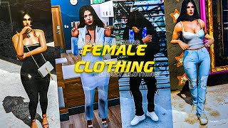 Be Eazy FEMALE Clothing Pack 2023 FiveM ! LARGEST Pack EVER! Be Eazy BJ Clothing Pack! GTA5 FIVEM