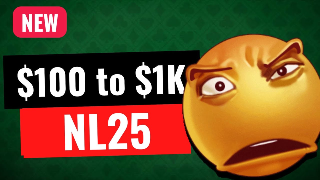 $100 to $1K - DAY 1 NL25 4min delay