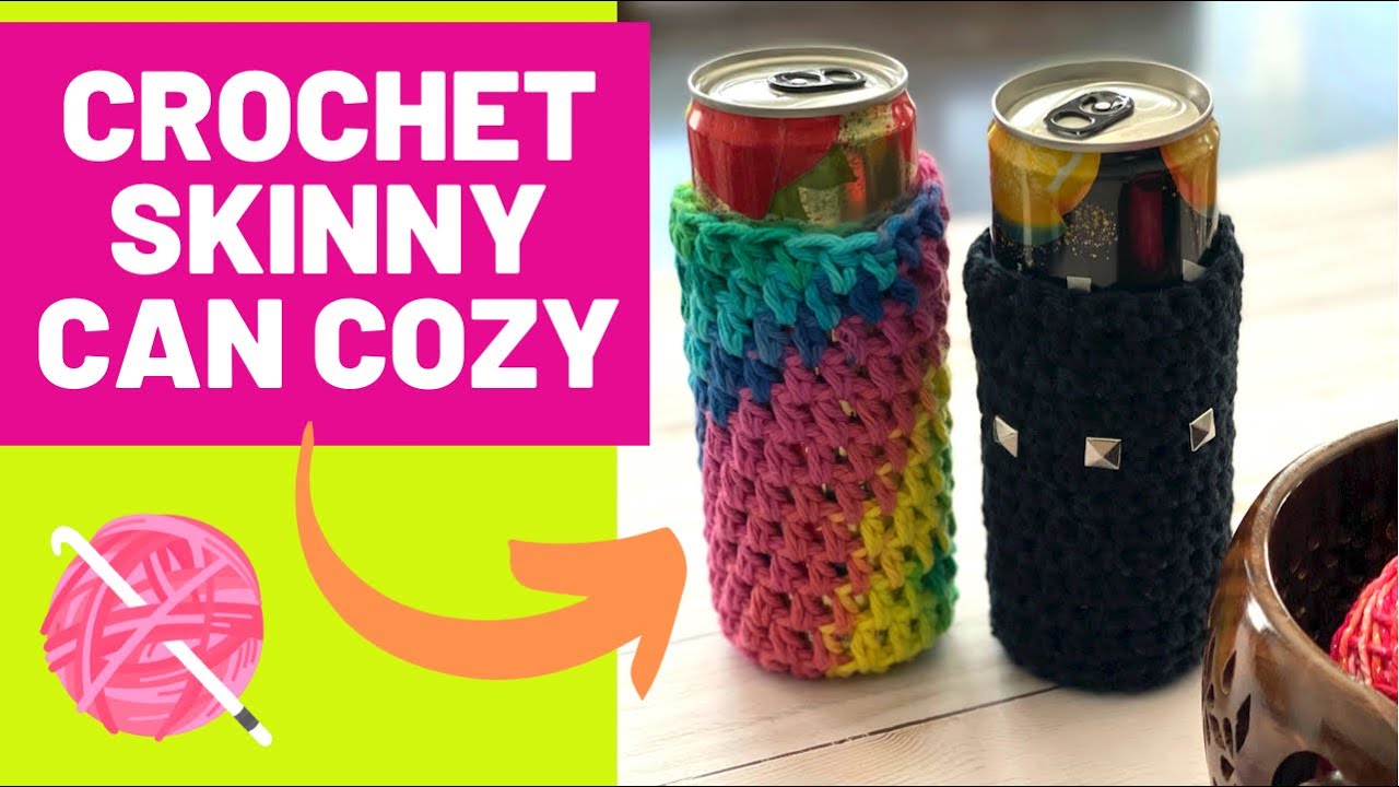 Knit-Look Crochet Beer Cozy