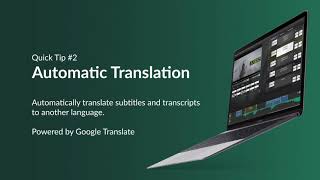 Quick Tip #2 - Automatic Translation