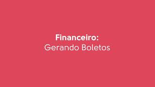 Financeiro Gerando Boletos Uniplus