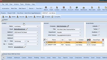 RedHorse CRM Projects and Tickets Linking Emails