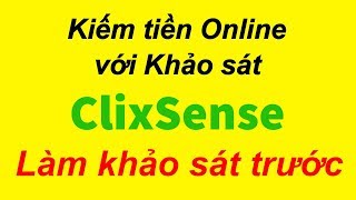 Cách làm khảo sát với web kiếm tiền khảo sát trực tuyến ClixSense | So Easy | DC11mmo screenshot 3