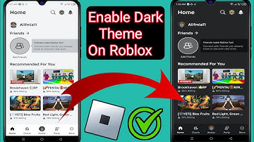 How To Enable Dark Theme On Roblox(New Method 2025).#Roblox